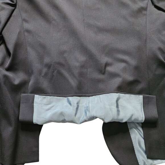 HUGO BOSS Pasolini Movie US Mens Blazer SZ 44R Navy 100% Virgin Wool Coat Preppy - Picture 10 of 16